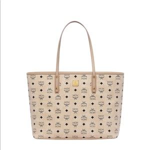 MCM - MWP7AVI33IG001 Anya Med Shopper Tote - Beige